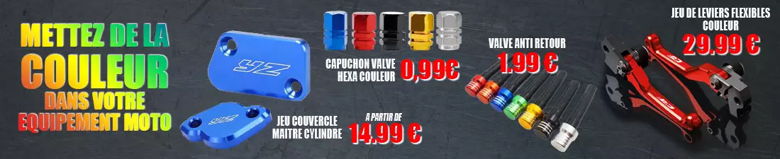 Nos bons plans pièces couleurs anodisées